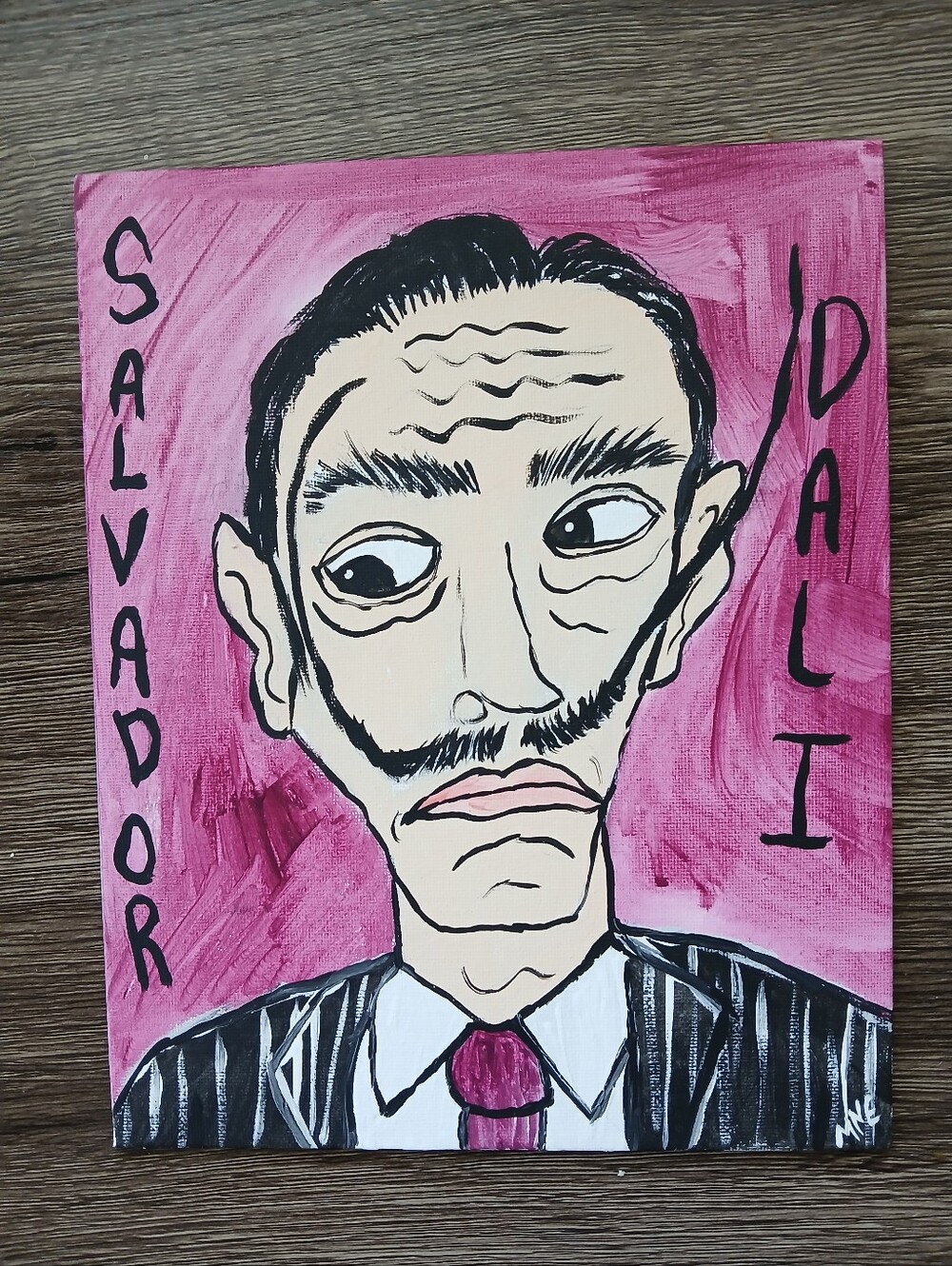 Dali Portrait Painting Folk Art